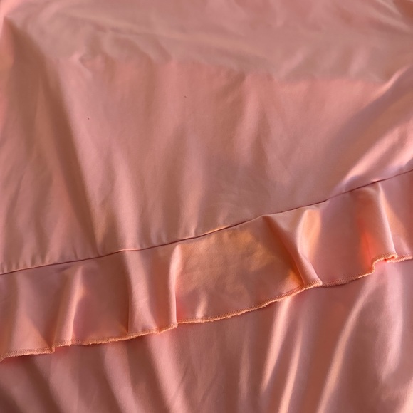 FILA Womens Tennis Racerback Tank with Ruffle Pink Size L - Picture 6 of 6